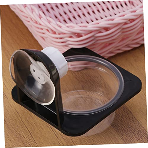 2pcs Black Reptile Feeding Bowl Cups Water Dish for Tortoise Lizard and Iguana Easy to Clean Space Saving Design for Tanks and Boxes - size: Size 5