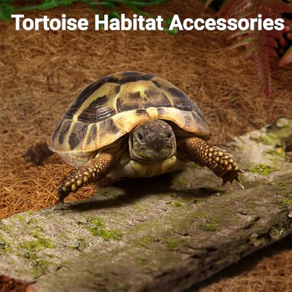 ZeeDix 10 Pcs Reptile Carpet, 12X12 inch Natural Coconut Fiber Liner Mat Flooring Accessories for Reptile Tank - Bearded Dragon Tortoise Lizard Turtle Snake Leopard Gecko Substrate Bedding - size: 10 Pcs (12X12in)