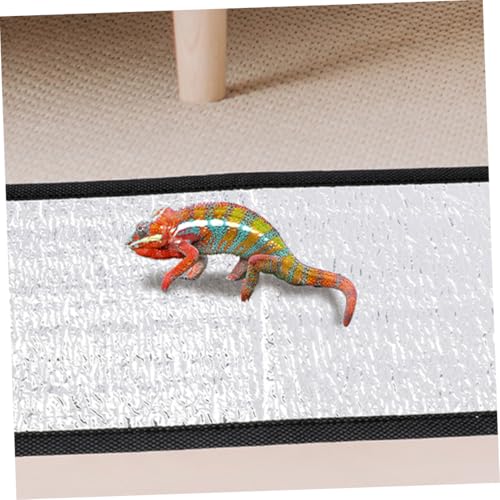 WOONEKY Reptile Heating Pad Reflective Insulation Film 20W Terrarium Heater Mat for Snakes Lizards and Turtles Waterproof and Energy Efficient Accessory - size: 30.00X16.00X0.10CM