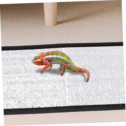 WOONEKY Reptile Heating Pad Reflective Insulation Film 20W Terrarium Heater Mat for Snakes Lizards and Turtles Waterproof and Energy Efficient Accessory - size: 30.00X16.00X0.10CM