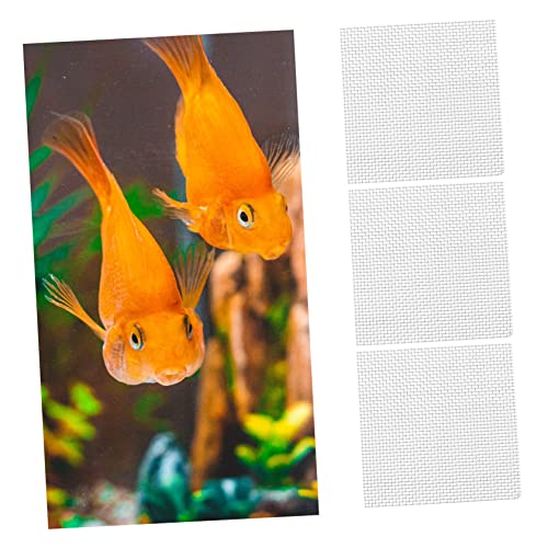 Homoyoyo 10pcs Aquarium Grass Fixed Net Stainless Steel Mesh Pad Water Grass Plant Decorations