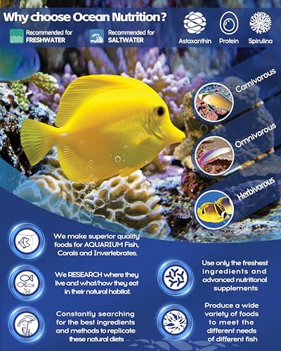 Ocean Nutrition Formula Two Pellets - Fish Food for Herbivorous & Omnivorous Marine Tropical Fish, High Protein(40%) - 7 oz (200 g) Medium Pellets - size: 7 Ounce (Pack of 1), style: Medium Pellet Size (+/- 3.1mm)
