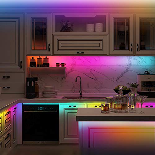 USB Powered LED Strip Light Rainbow TV Backlight 9.8FT/3M RGB Chasing Led Lights Waterproof USB Lights Strip with RF Remote TV/PC Background Bias Lighting Cuttable Strip Lights for DIY Decoration - size: RGB+9.8FT/3M
