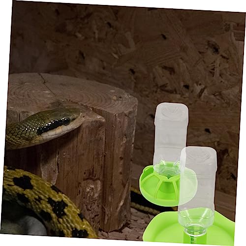 2sets Reptile Water Feeders Tortoise Food Bowl Bearded Dragon Iguana Lizard Accessories