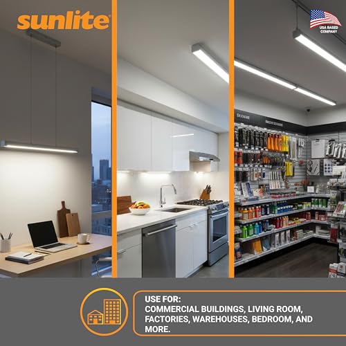 Sunlite 30410 F24T5/841/HO 2 Foot T5 Linear Fluorescent Lamp, 24 Watts, 1800 Lumens, 4100K Cool White, Miniature G5 Bi-Pin Base, ROHS Compliant, High Performance Straight Tube, 40 Pack - color: 4100k, style: 24 watts (22.20-Inch)