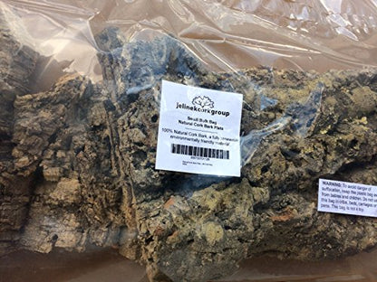 Natural Cork Bark Flats - 3lb Bulk Bag