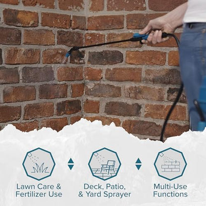 Polar Garden Pressure Sprayer - 1.32 Gallons, 2-Pack - Multipurpose Garden Sprayer - Adjustable Spray Nozzle - Extendable Wand Hose - Ergonomic Handle - Lockable Trigger Mechanism - size: Pack of 2