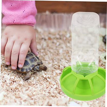 POPETPOP 2Sets Reptile Water Feeders Water Dishes for Turtles Geckos Snakes Lizards Pet Food Holders for Daily Use Easy to Maintain