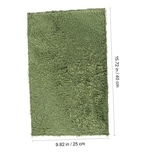 2pcs Reptile Carpet Mat Imitation Moss Bedding for Turtles Snakes and Lizards Breathable and Easy to Clean Terrarium Liner for Comfortable Habitat