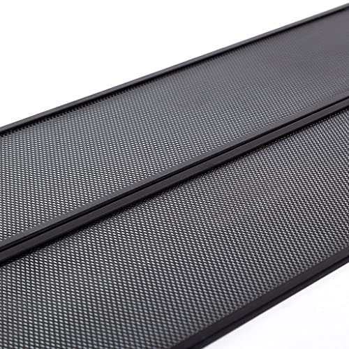 Habistat Mesh Panel Inserts Set of 2 for 18" Tall Terrariums – Black Mesh Terrarium Inserts for Increased Air Flow, Lightweight Reptile Tank Accessories and Vivarium Supplies for Indoor Enclosures