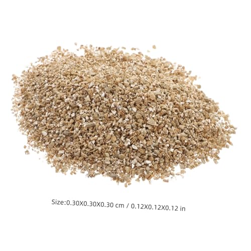 Sosoport 0.5kg Natural Vermiculite for Gardening Neutral Ph Fine Expanded Vermiculite for Plant and Mushroom Germination Excellent Moisture Retention for Home and Indoor Gardens
