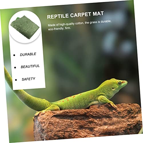 VICASKY Terrarium Liner Bedding 2pcs Moss Reptile Carpet Perfect for Lizards Beards Iguanas