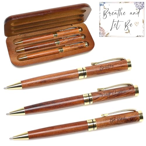 Mindfulness Gifts for Office Decor Meditation Relaxing Stress Relief Gift for Women Men Wellness Relaxing Gift Self Care Kits Pens Inspirational Therapist Social Worker Counselor Mental Health Gifts - color: Mindfulness