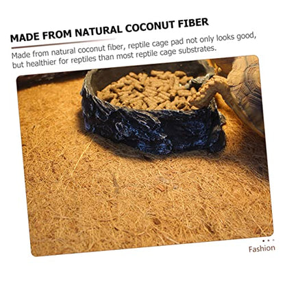 balacoo Reptile Carpet Mat Snake Bedding Liner Turtle Tank Carpet Lizard Bedding Bearded Dragon Tank Mat Reptile Cage Accessories