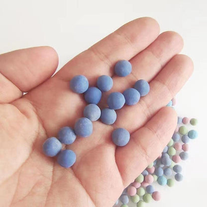 YUWIXMOX 360 Pieces Mineral Balls for Freshwater Aquarium Tank. Weakly Alkaline Balls Substrate Gravel for Aquascape Shrimp Tank