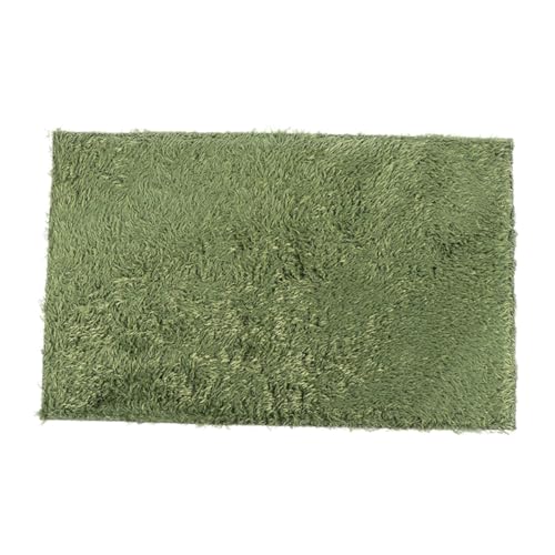 Toddmomy Horned Frogs Moss Carpet for Reptiles and Amphibians Green Faux Grass Mat for Terrarium Moisture Retaining Bedding for Crawling Pets Tortoise and Lizard Habitat Accessory