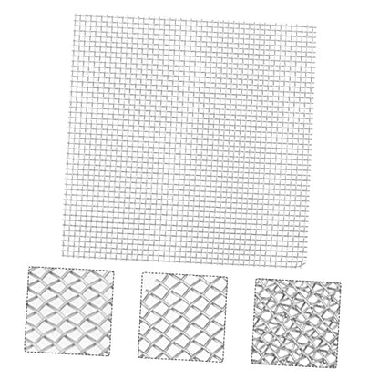 BESTonZON 10Pcs Stainless Steel Grass Plant Net for Aquarium Moss Fixed Mesh Rust-Resistant Fish Tank Accessory