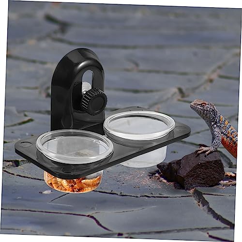 BESPORTBLE 3pcs Reptile Feeder Bowl Large Reptile Water Bowl Gecko Feeding Cups Pet