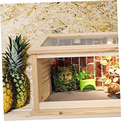 Abaodam 1Set Moisture Retaining Reptile Carpet of Terrarium Liner Bedding for Snakes Lizards Tortoises and Breathable Substrate for Cleaner Safer