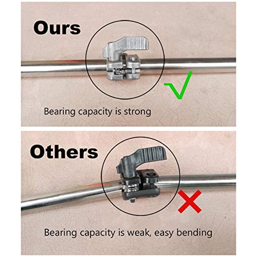 47" Professional Stainless Steel Snake Tong Grabber Sturdy Handle Professional Catcher Tong And Hook