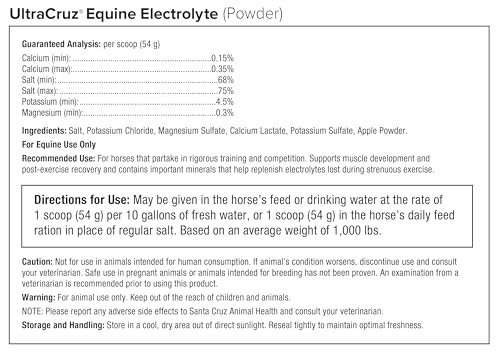 UltraCruz® Equine Elecountrolyte, 25 lb, Powder