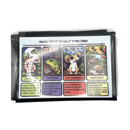 CTWPets Reptile Substrate Liner for Terrarium, 24"x18" Substrate Guard Mesh