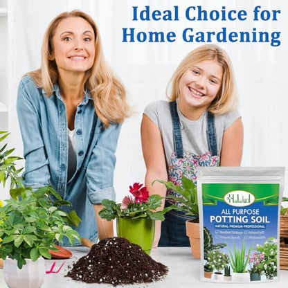 Halatool 3QT Indoor Potting Soil for Plants Orchid Potting Mix Garden Top Succulent Bonsai Soil for Aloe Vera Houseplants Flowers Vegetables & Herbs - size: 3 qt