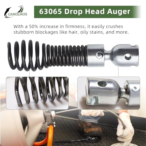 2pcs 63065 Drop Head Auger 4 in. L,Steel, Grey, 63065 Drop Head Auger T-217 4" (110 mm) Fit for K-40/45 K-50/K-3800/K-400