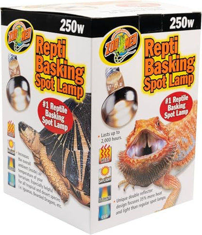 Zoo Med Repti Basking Spot Lamp Replacement Bulb 250 Watts - Pack of 6