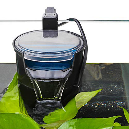 Senzeal Aquarium Turtle Filter Quiet Low Water Level Filter Pump 5W 400L/H Internal Fish Tank Filter for Fish Tank Turtle Tank
