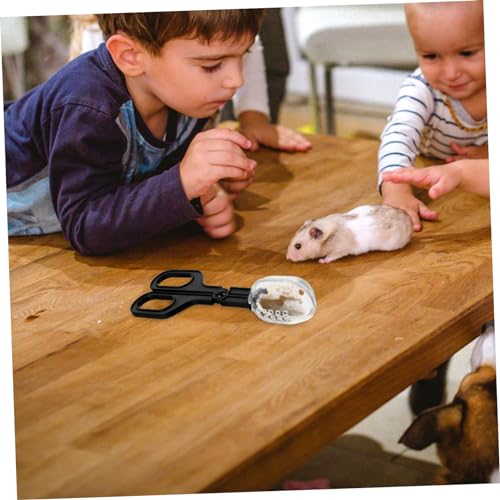UKCOCO 3Pcs Small Plastic Hamster Waste Scoop Durable Poop Picker with Ergonomic Design for Small Pets Easy to Store with Portable Handle for Guinea Pig and Reptile