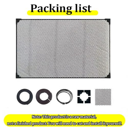DIY Magnetic Fish Aquarium Anti-Jumping net Cover, Mesh Terrarium lid Aquarium Hood, Reptiles from Jumping Out