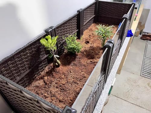 Turtle Habitat Box,Tortoise Habitat,Reptile Enclosure,Turtle Tank | Turtle Cage,Reptile Tank Turtle Habitat Tank,Tortoise House with Drainage Outlet,Small Animal Cage for Gecko,Lizard,Snake