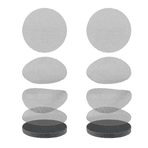 Bonsai Mesh for Plant Pot Drainage Screen 3 Inch, 50 Pcs Plastic Round Flower Pot Hole Mesh Screen Cover Pad, Planter Bottom Drainage Inserts Grid Mat for Potted Succulent - color: 50 Pcs, size: Round - 3"