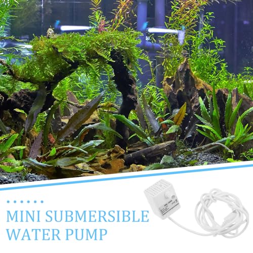 FOMIYES Usb Mini Submersible Water Pump for Fish Tanks and Efficient Fountain Pump for Hydroponic Systems and Aquariums Lightweight and Design for Indoor and Outdoor Use