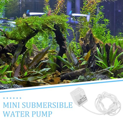 FOMIYES Usb Mini Submersible Water Pump for Fish Tanks and Efficient Fountain Pump for Hydroponic Systems and Aquariums Lightweight and Design for Indoor and Outdoor Use