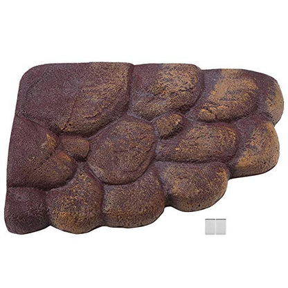 Turtle Basking Resin Turtle Magnetic Basking Floating Island Reptile PlatformTurtle Climbing for Semi Aquatic Animals Aquarium Stone Decor Reptile Decorative Landscaping Supplies