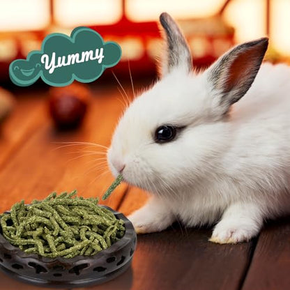 Timothy Hay Pellets, 63oz (9 * 7 oz) Small Pet Feed | 100% premium nutrition timothy pellets, ideal for tortoises and rabbits - size: 3.94 Pound (Pack of 1)