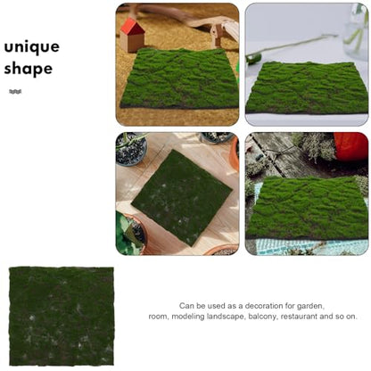 KESYOO Artificial Moss Grass Mat 30cm Faux Reptile Moss Rug Decorative Faux Grass Turf for DIY Terrariums Planters Home Garden Decor