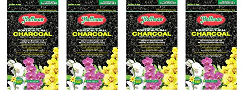 Hoffman Professional Grade Horticultural Charcoal Soil Conditioner to Improve Drainage and Absorb Impurities, 24oz, Pack of 4