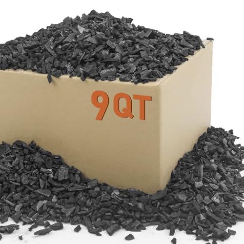 9 Quarts Horticultural Charcoal for Plants-Plant Charcoal Soil Amendment for Potting Indoor Plants, Succulent, Paphiopedilum, Bonsai, Terrarium,and Gardening - size: 9 Quarts