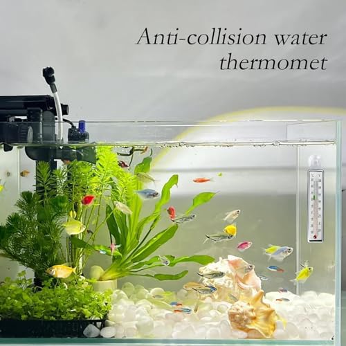 Fish Aquarium Temperature Gauge,Aquarium Supplies - Betta Tank Temperature Monitor,for Keepers Hobbyists Beginners Aquarists Pet Parents Home Office Study
