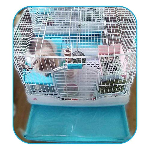 Disposable Rabbit Cage Liner, Plastic Bunny Cage Mat Film to Replace Diapers Suitable for Most Rabbit, Hamster, Guinea Pigs & All Small Animals - 50PCS Universal Toilet Film, 37.4'' x 27.6'' - size: 50PCS