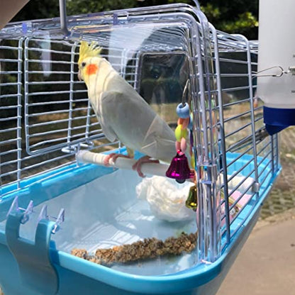 ZIQON 100 Pcs Bird Cage Liner Papers Big Size Cage Paper Liners Disposable Cage Paper Liners Precut Absorbent Cushion Pad Mat Accessories for Pet Bird Parrot - size: 10.5*23 inch