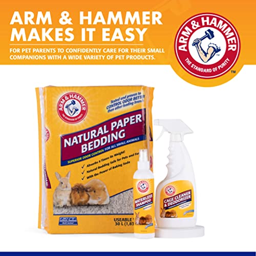 Arm & Hammer Super Absorbent Cage Liners for Guinea Pigs, Hamsters, Rabbits & Small Animals, Odor Control Cage Tray Liners for Wire or Mesh Grate Cages, Trim to Fit, 7 Count - 3 Pack - size: 7 Count (Pack of 3)