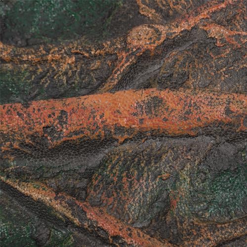 CHICIRIS 3D Reptile Background, Aquarium Background Foam Rock Wall Decor with 3D Textures for Fish Tank Reptile Tank Terrarium (H) - size: H