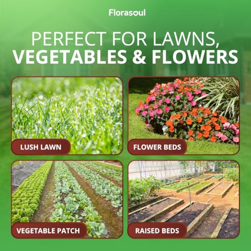 Florasoul® Clay Breaker Soil Amendment (6.6 lbs) – Revitalize Heavy Clay & Compacted Soil – Plant-Based & Vegan Formula – Enhances Drainage & Aeration – for Gardens, Lawns & Flower Beds - color: Clay