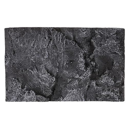 Baluue 3D Rock Terrarium Background, 12" x 18" PU Material Reptile Tank Background Decor for Lizard Bearded Dragon Gecko Spider Chameleon Rock Terrarium Panel
