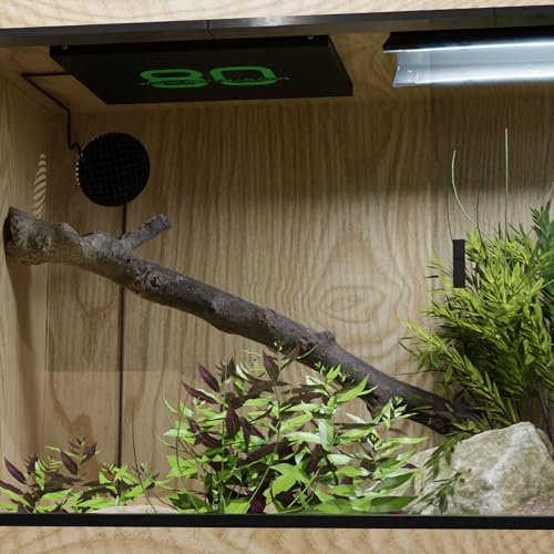 Advanced Radiant Heat Panel for Reptiles – ETL Certified Overhead Heater, 18.5mm Slim, Galvanised Steel Design, Even Heat, Energy Efficient (220 Watt) | Galvanized Steel Design, Only 0.73 Inches Thick, ETL Certified, Energy Saving, Even Heat Distribution