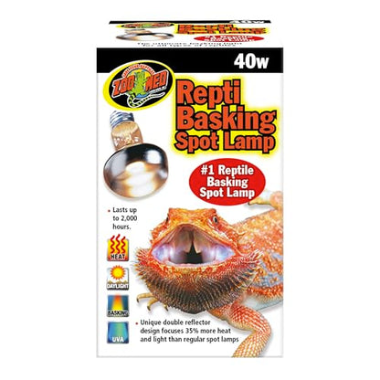 Zoo Med Repti Basking Spot Lamps 40 Watts, 2pk